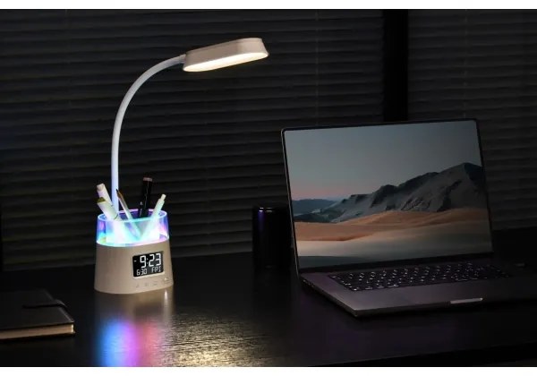 Immax 08980L-LED RGBW Dimmelhető fényerejű lámpa ceruzatartóval FALCON LED/10W/5V