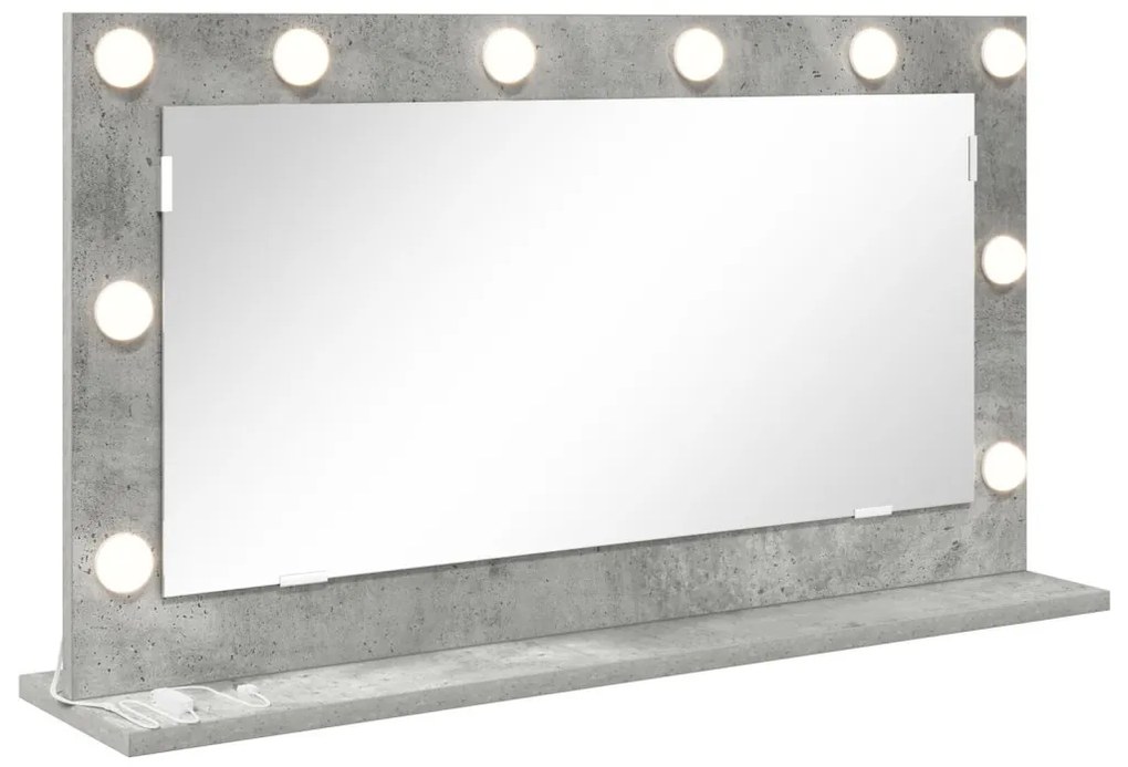 pipere tükör Beton szürke Beton 80 x 45 x 18 cm Tükör