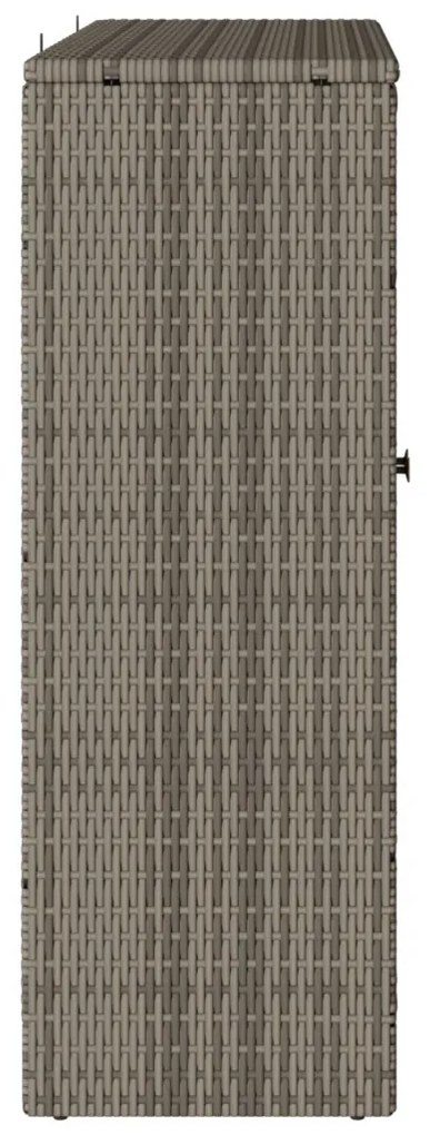 Tárolószekrény Szürke 100x36x102 cm Rattan