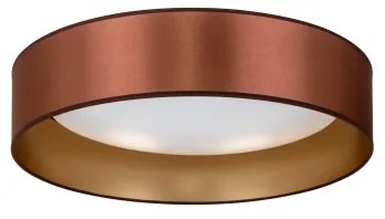 Duolla - LED Mennyezeti lámpa ROLLER LED/24W/230V átm. 45 cm réz/arany