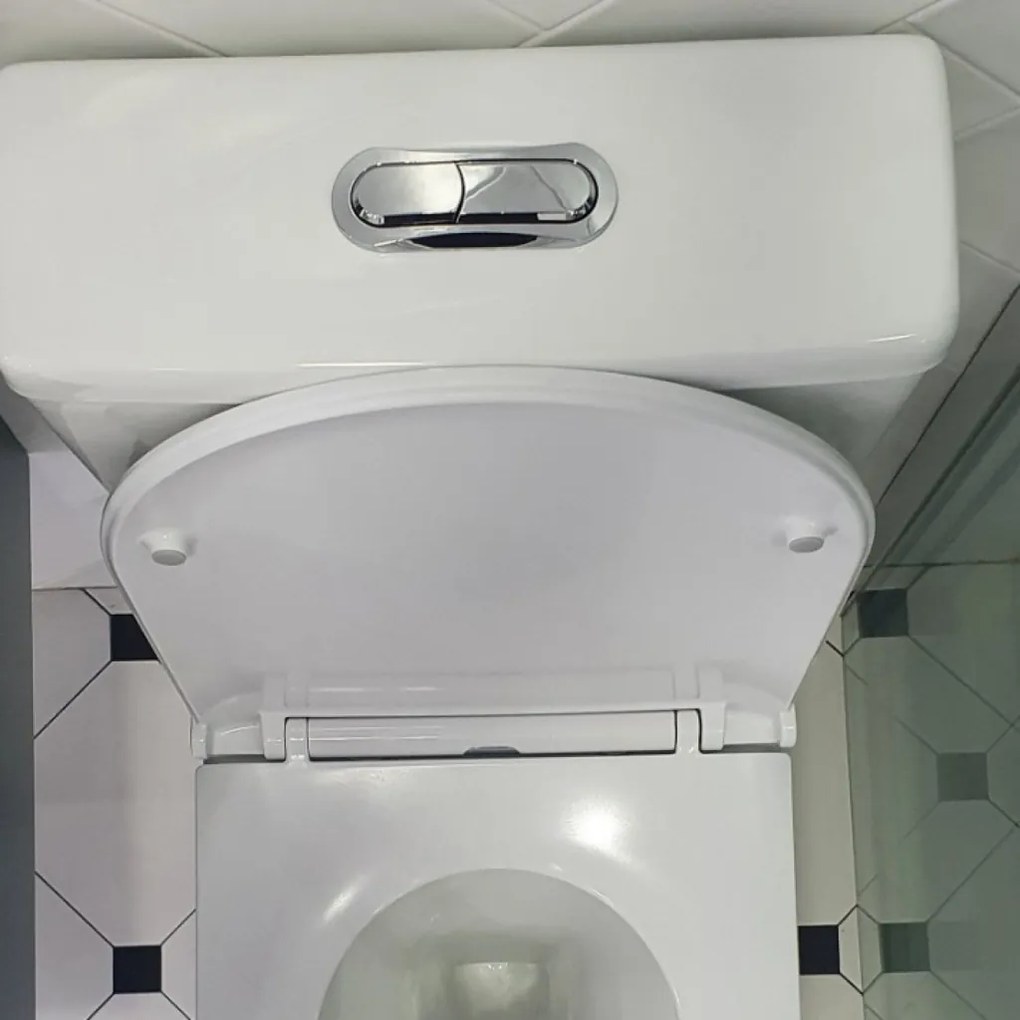 Eros ES AVVA monoblokk WC - perem nélküli - WC ülőkével komplett