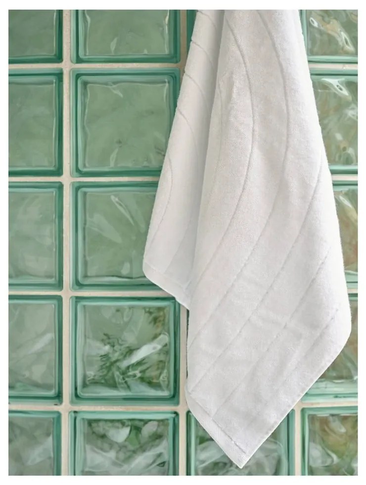 Szürke frottír pamut törölköző 50x100 cm Time – Zone