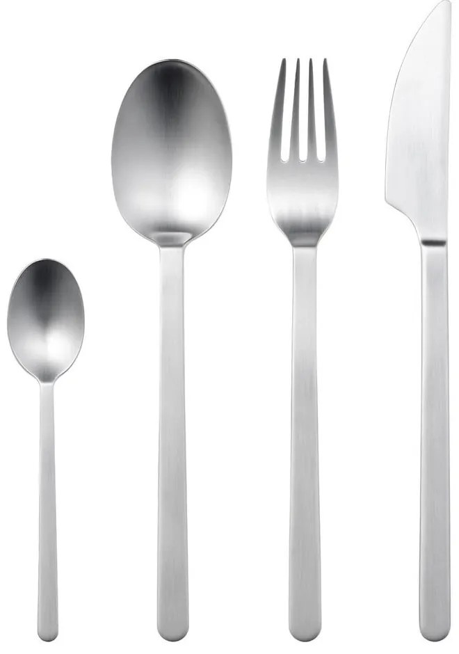 Ezüstszínű rozsdamentes acél evőeszköz készlet 16 db-os Norm – Gense