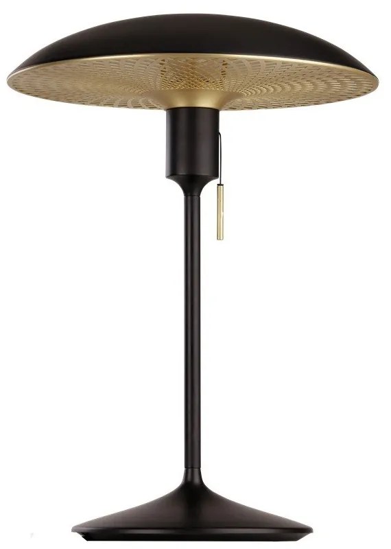 Fekete-aranyszínű lámpabúra ø 35 cm Manta Ray – UMAGE