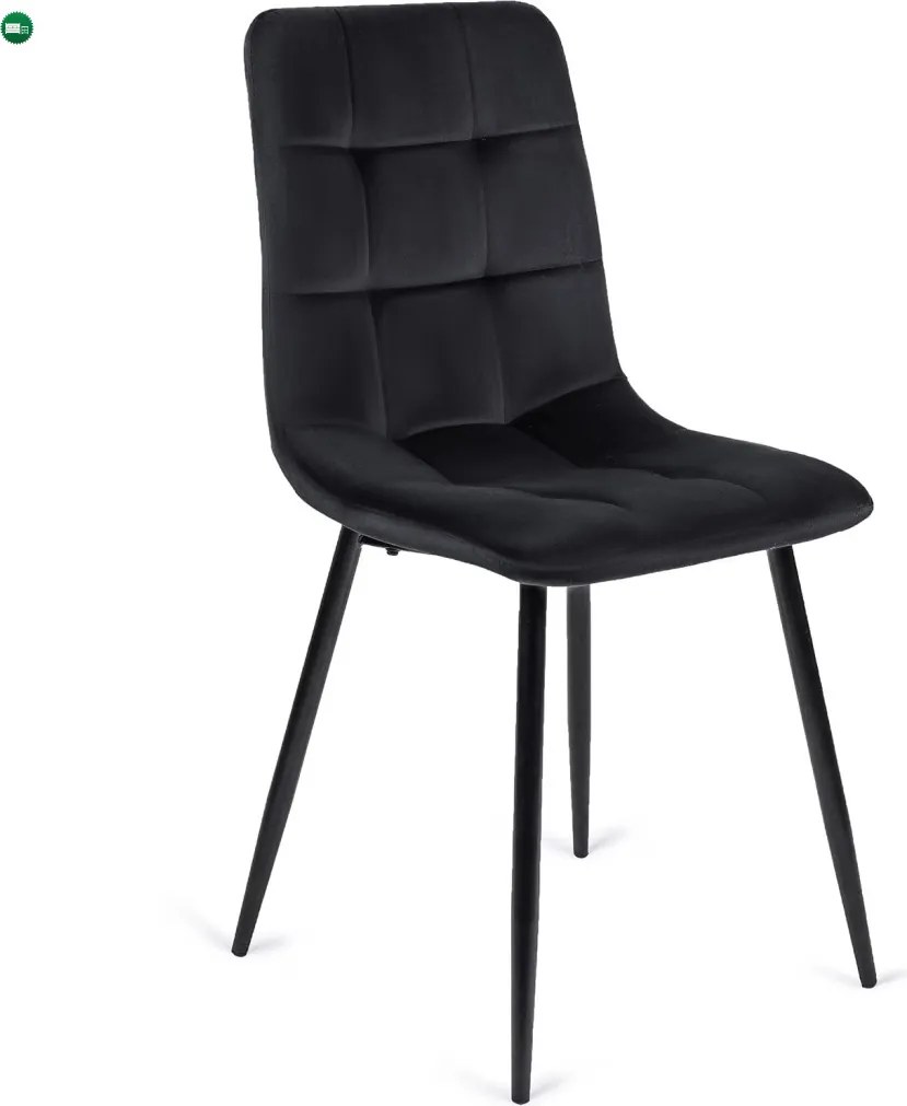 szett étkezőasztal HARRY 102-142 cm artisan tölgy/fekete és 6 szék PERU fekete