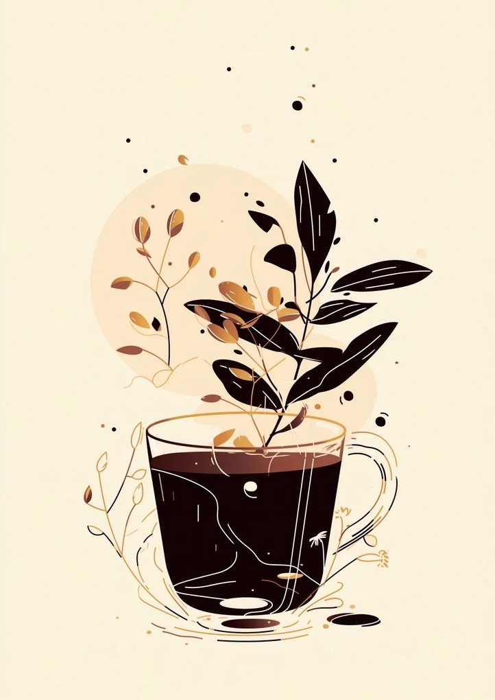 Poszter 42x59,4cm Őszi virágtartó