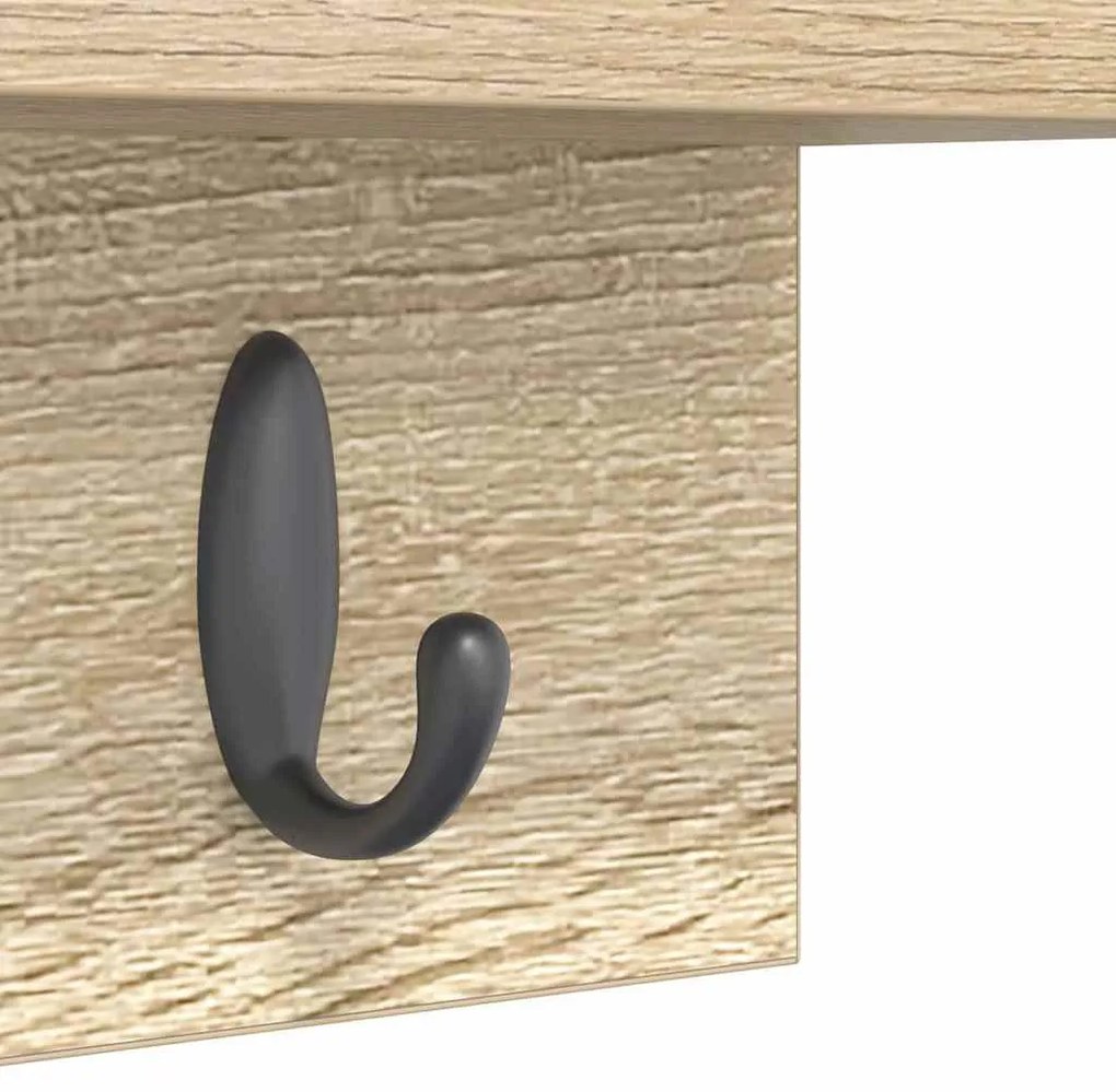 Fali Kabáthorog sonoma tölgy 40 x 10.5 x 18 cm Faanyag