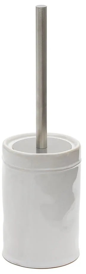 Krémszínű kerámia WC-kefe Savel – Kave Home