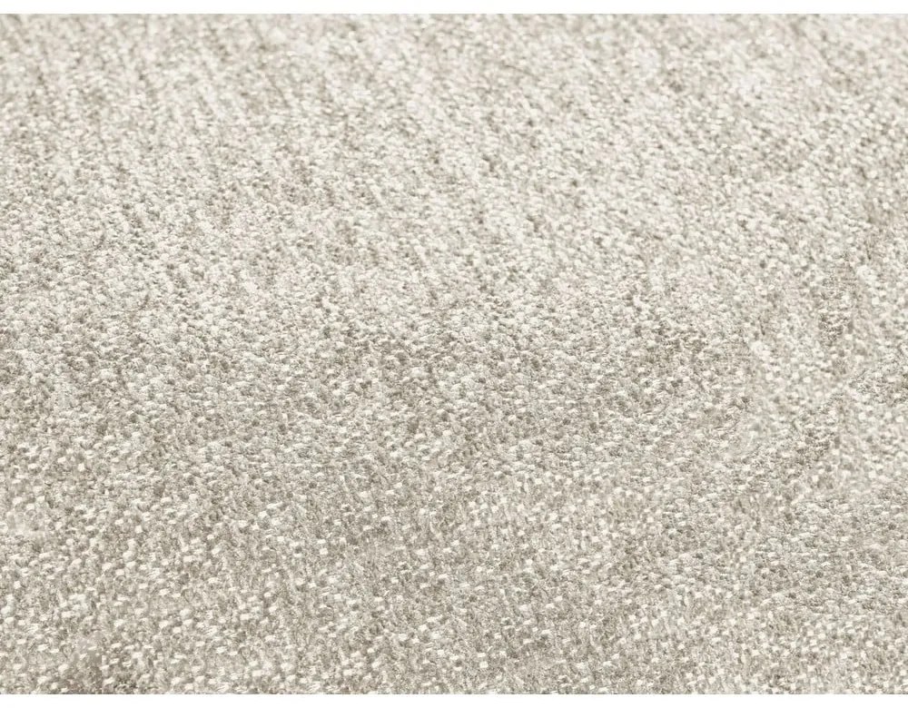 Fehér zsenília kinyitható-tárolóhelyes sarokkanapé (bal oldali-U alakú) Everest – Bobochic Paris