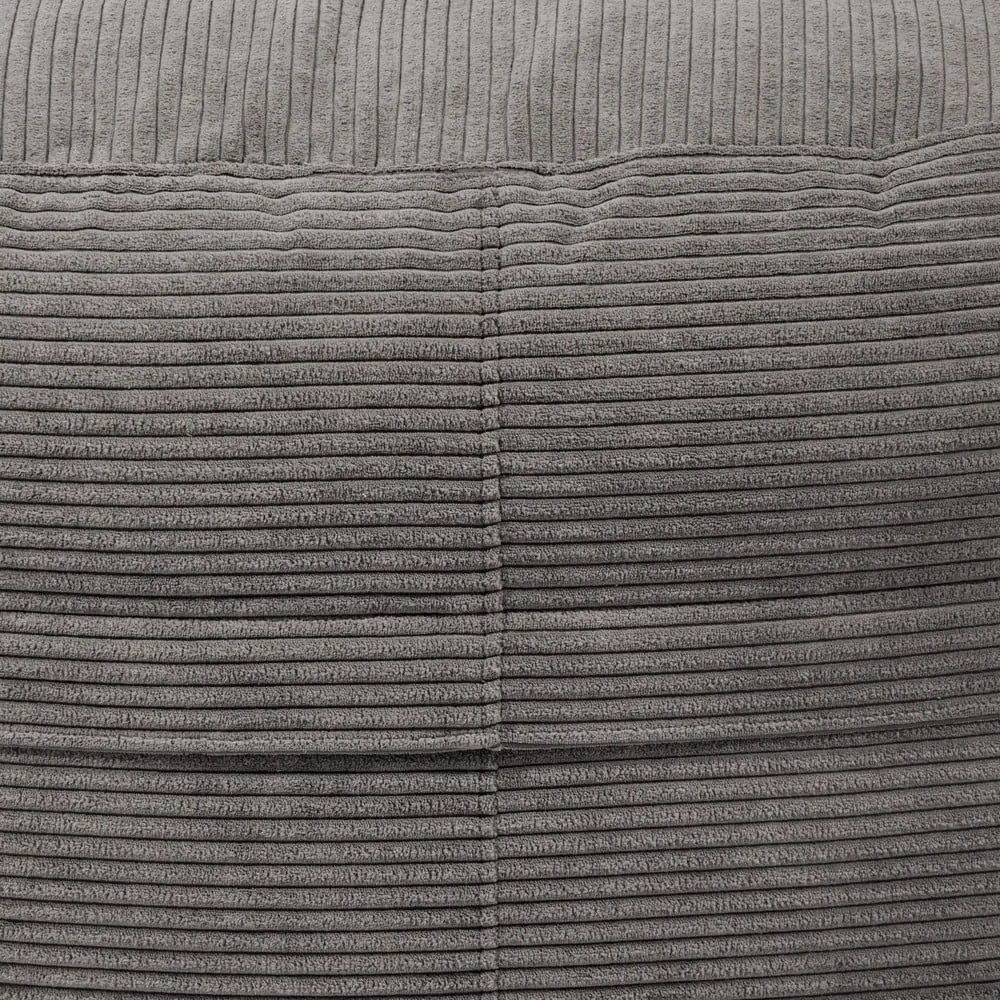 Téglavörös kordbársony babzsákfotel Roll 135 – SLOWDOWN