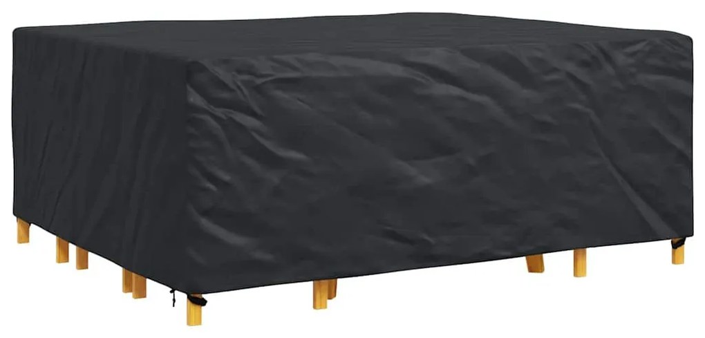 Kültéri bútorhuzat Fekete 250 x 210 x 70 cm 210D