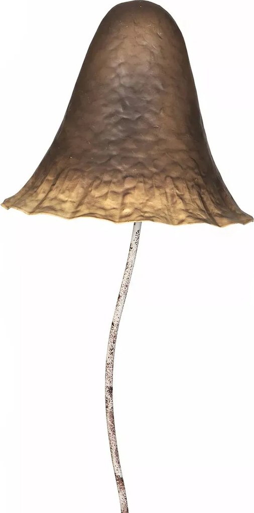 Gomba alakú Kerti Dekoráció barna beszúrható dekoráció pálcikával