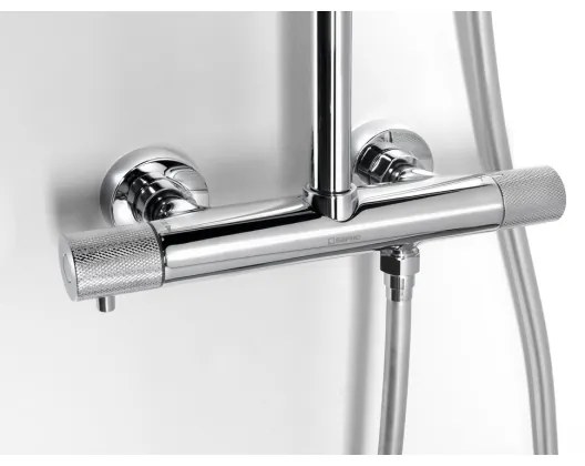 Sapho - SOLARIS zuhanykészlet csapteleppel, fényes króm