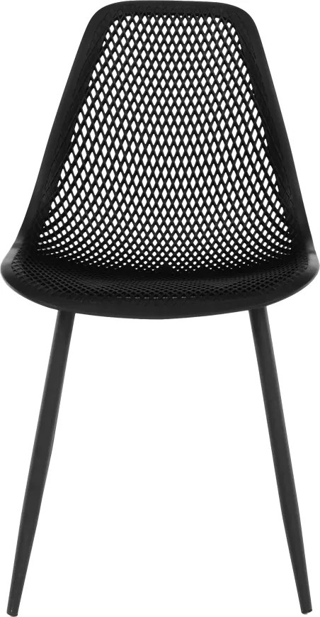 Étkező szék, fekete, TEGRA TYP 2
