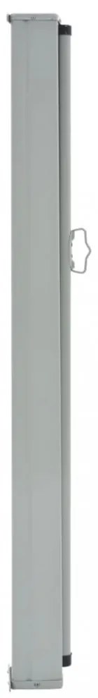 barna behúzható oldalsó teraszi napellenző 100 x 300 cm
