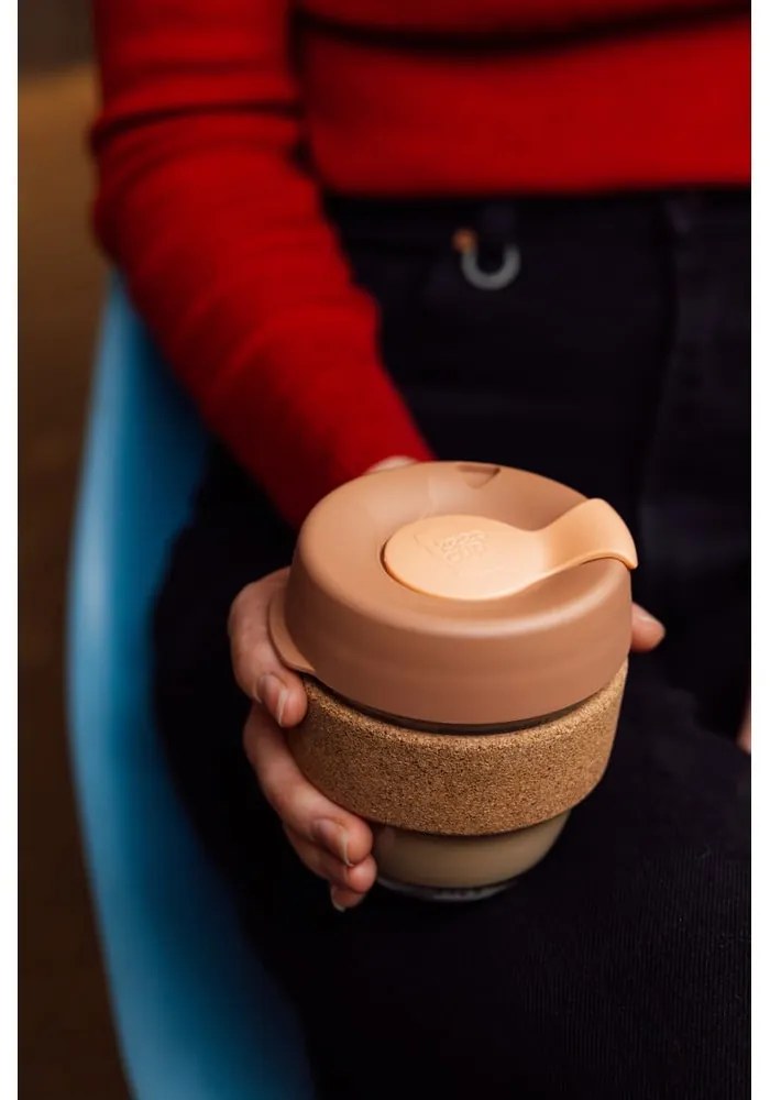 Rózsaszín-barna utazóbögre 227 ml Brew Frappe S – KeepCup