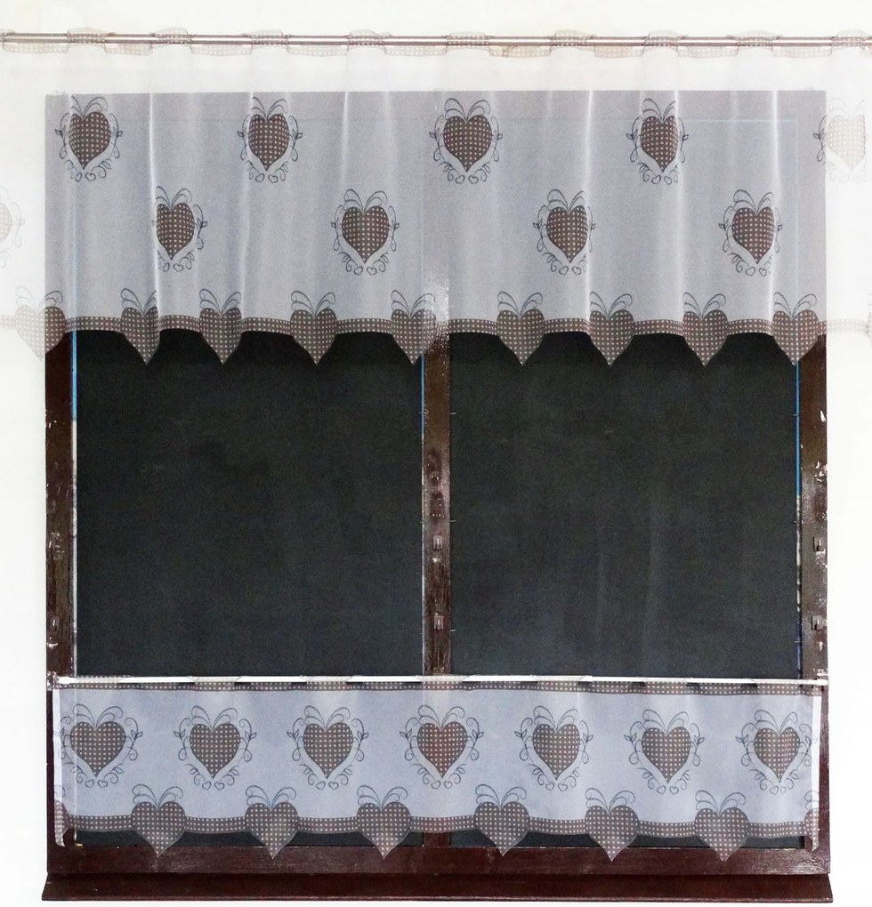 Mg Irigység Fehér Szív barna A07 180x60cm K