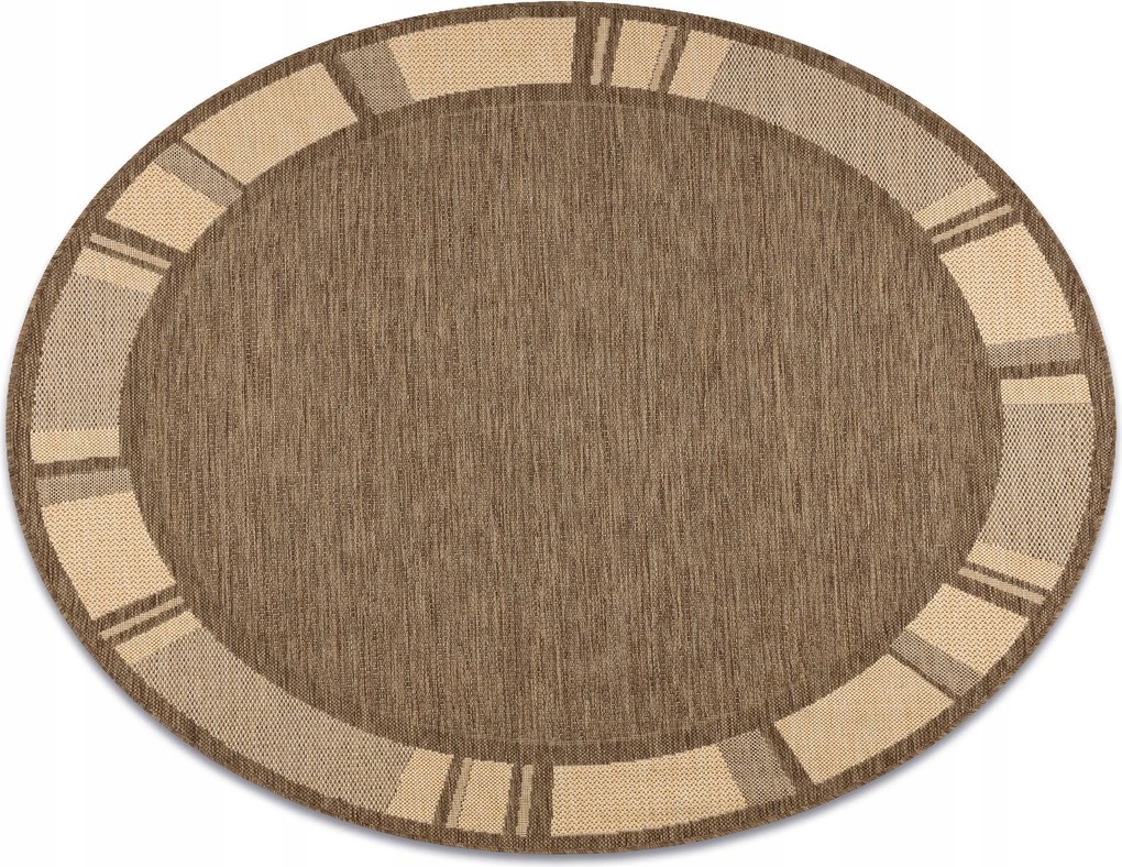 Juta Lapos Szövésű Szőnyeg 120 cm Keret #DEV223