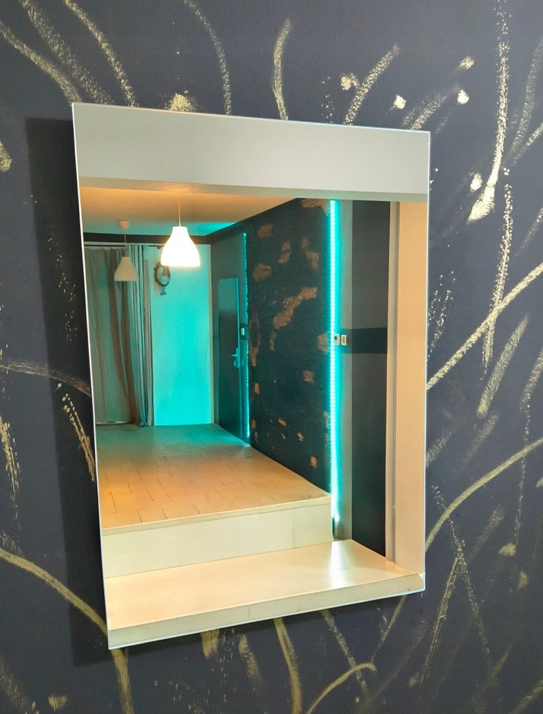 Duša Klasszikus tükör 50x50 cm |Csiszolt Polírozott Lengyel Termék