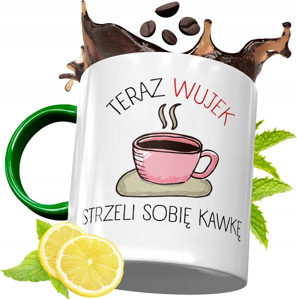 Zöld Bögre Nagybácsinak Tökéletes Ajándék fényképes nyomtatással