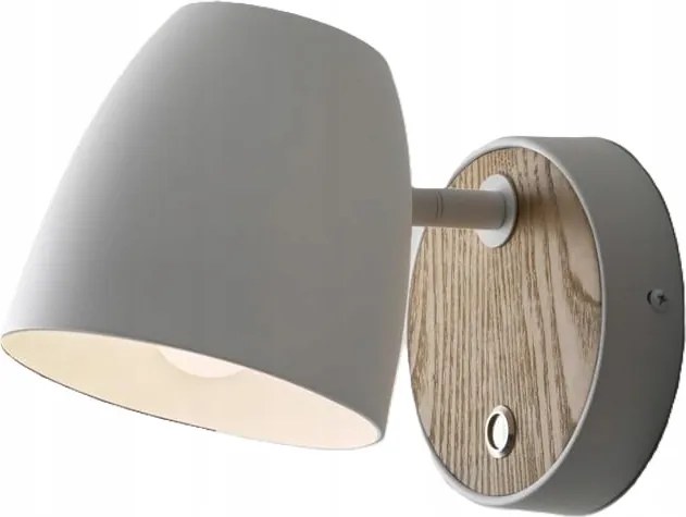 Ouglres Fali lámpa, fehér , forgatható lámpabúra, E27,