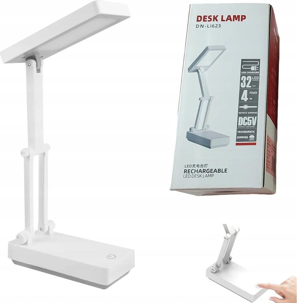 Vezeték nélküli hordozható Led asztali lámpa összecsukható érintőképernyővel