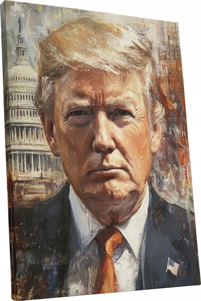 Vászonkép Donald Trump portré Trump nappali ajándék 75x100
