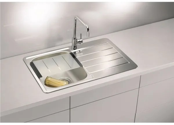 ALVEUS 1069147 - Mosogató LINE 79x50 cm matt acél/szatén