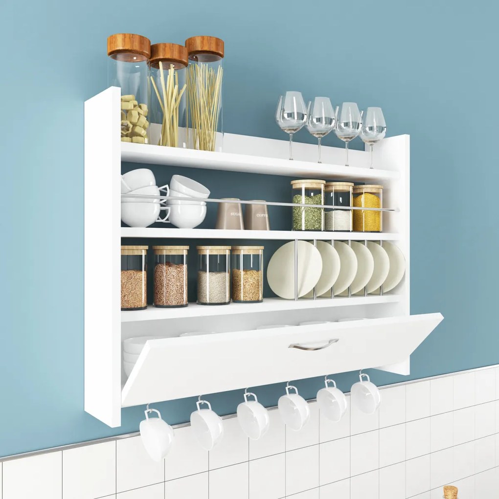 Knott White konyhai polc