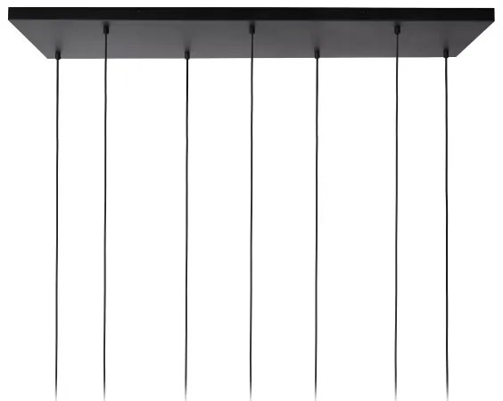 Lucide 45386/07/62 - Csillár zsinóron MALOTO 7xE27/40W/230V