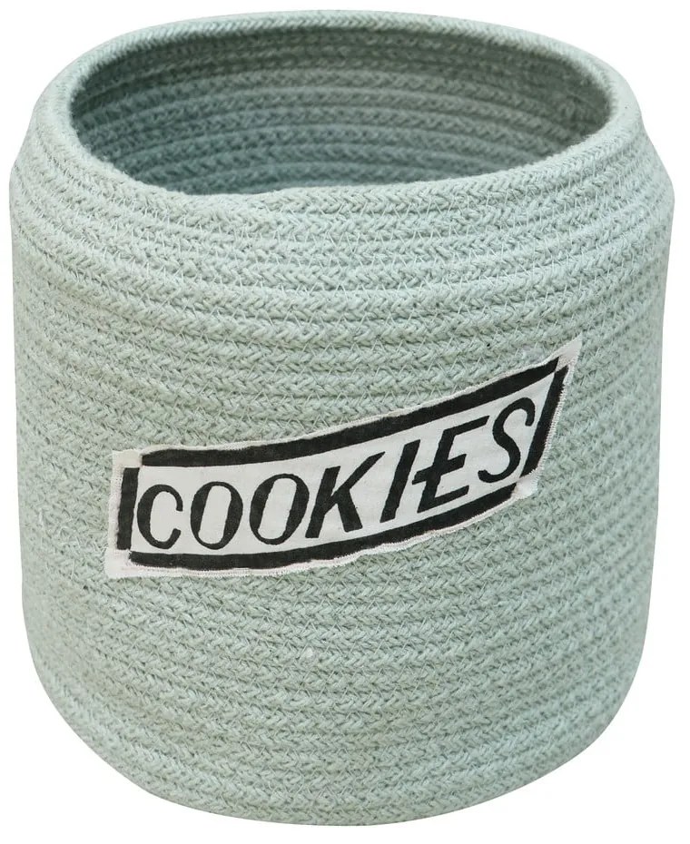 Világoskék textil játéktároló kosár ø 20x26 cm Cookie Jar – Lorena Canals