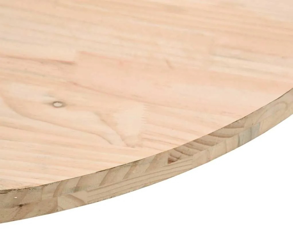tömör fenyőfa kerek asztallap Ø70 x 3 cm