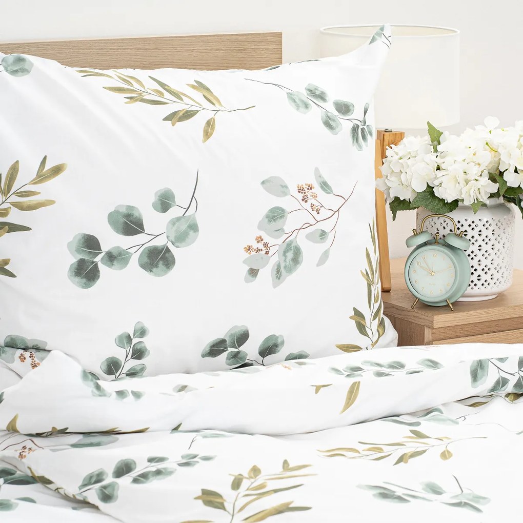 4Home Pamut ágynemű Eukaliptusz, 160 x 200 cm, 70 x 80 cm