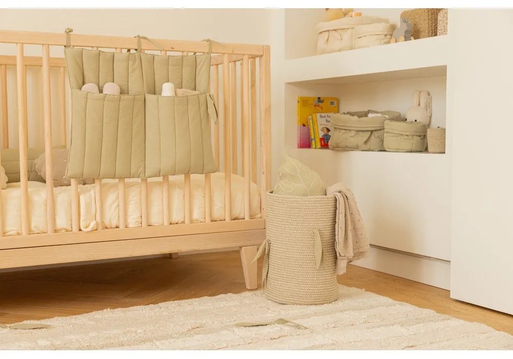 Zsebes tároló kiságyra 40 cm Benjamin Olive – Lorena Canals