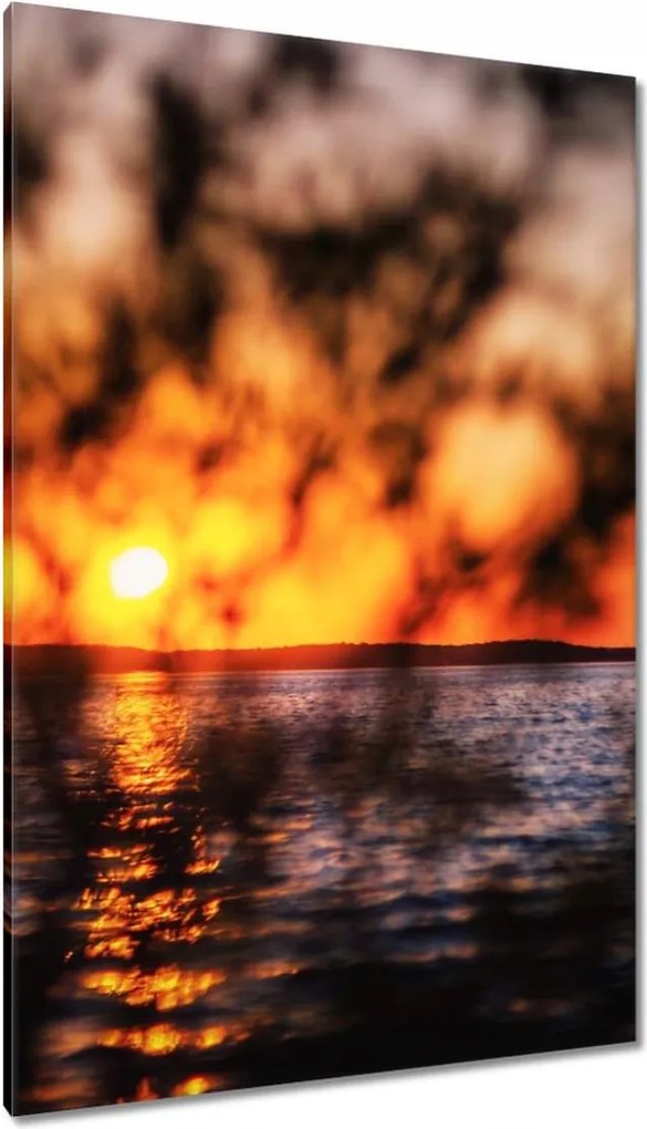 Vászonkép 80x120 Tenger naplemente