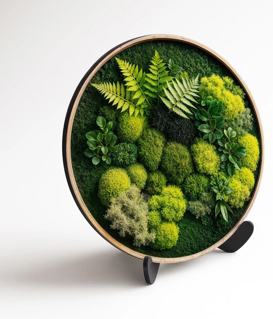 DUBLEZ | 3D falikép moha hatással – Páfrány motívummal