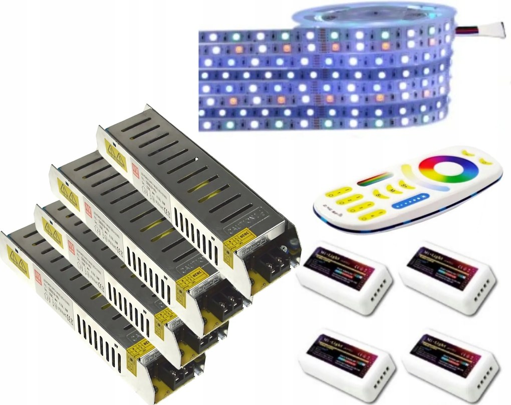 Led szalag szett Rgbw 5050 Mi-Light Premium 40m