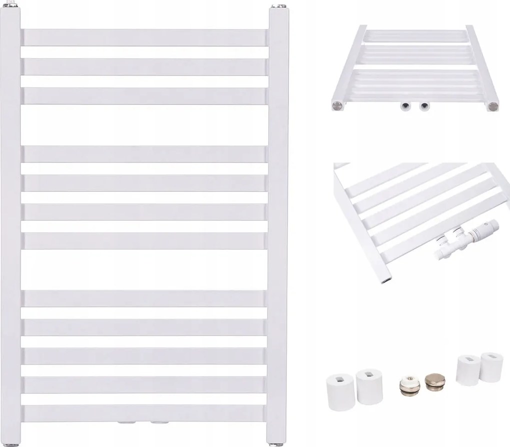 Fürdőszobai radiátor Vario 80/50 Fehér Matt 50mm