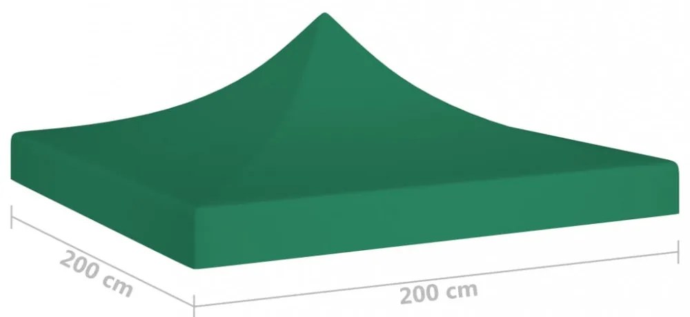 zöld tető partisátorhoz 2 x 2 m 270 g/m²