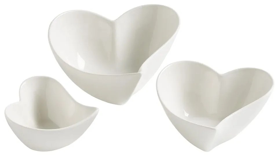 Fehér porcelán szervírozó készlet 3 db-os Amore – Maxwell & Williams