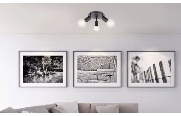 Globo 54030-3 - Spotlámpa HERMINE 3xE27/60W/230V