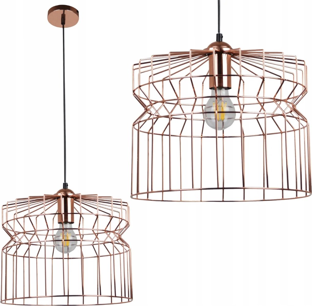 Mennyezeti Lámpa Függő Dekoratív Túlnyúlás E27 Arany Lagos Sanico Goldlux