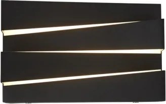 Searchlight 86410BK - LED fali lámpa SECTION LED/18W/230V fekete