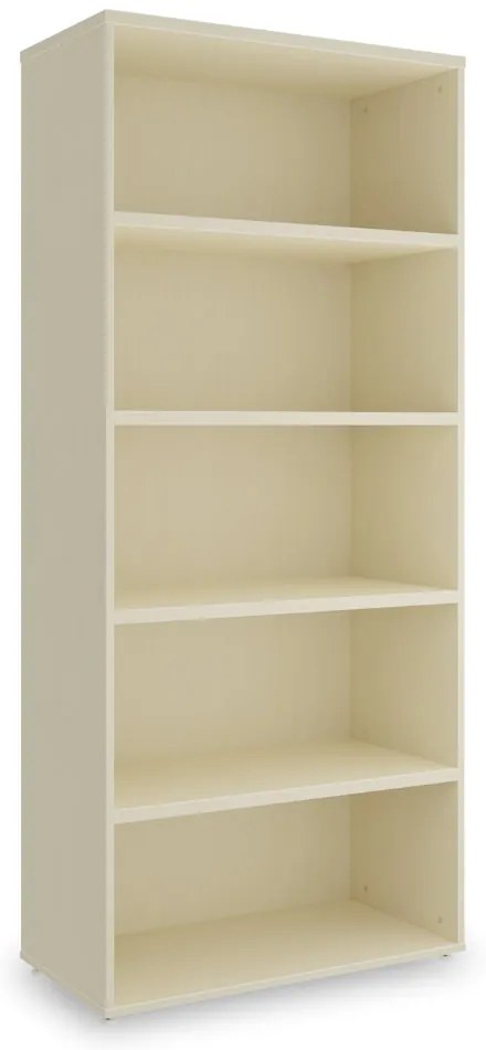 SimpleOffice magas szekrény 80 x 40 x 180 cm, nyír
