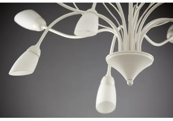 Jupiter 2061 - Rúdon függő csillár GLORIOSA 10xG9/14W/230V krémszínű