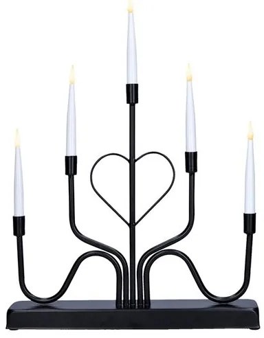 Solight 1V280 - LED karácsonyi gyertyatartó 5xLED/2xAA meleg fehér