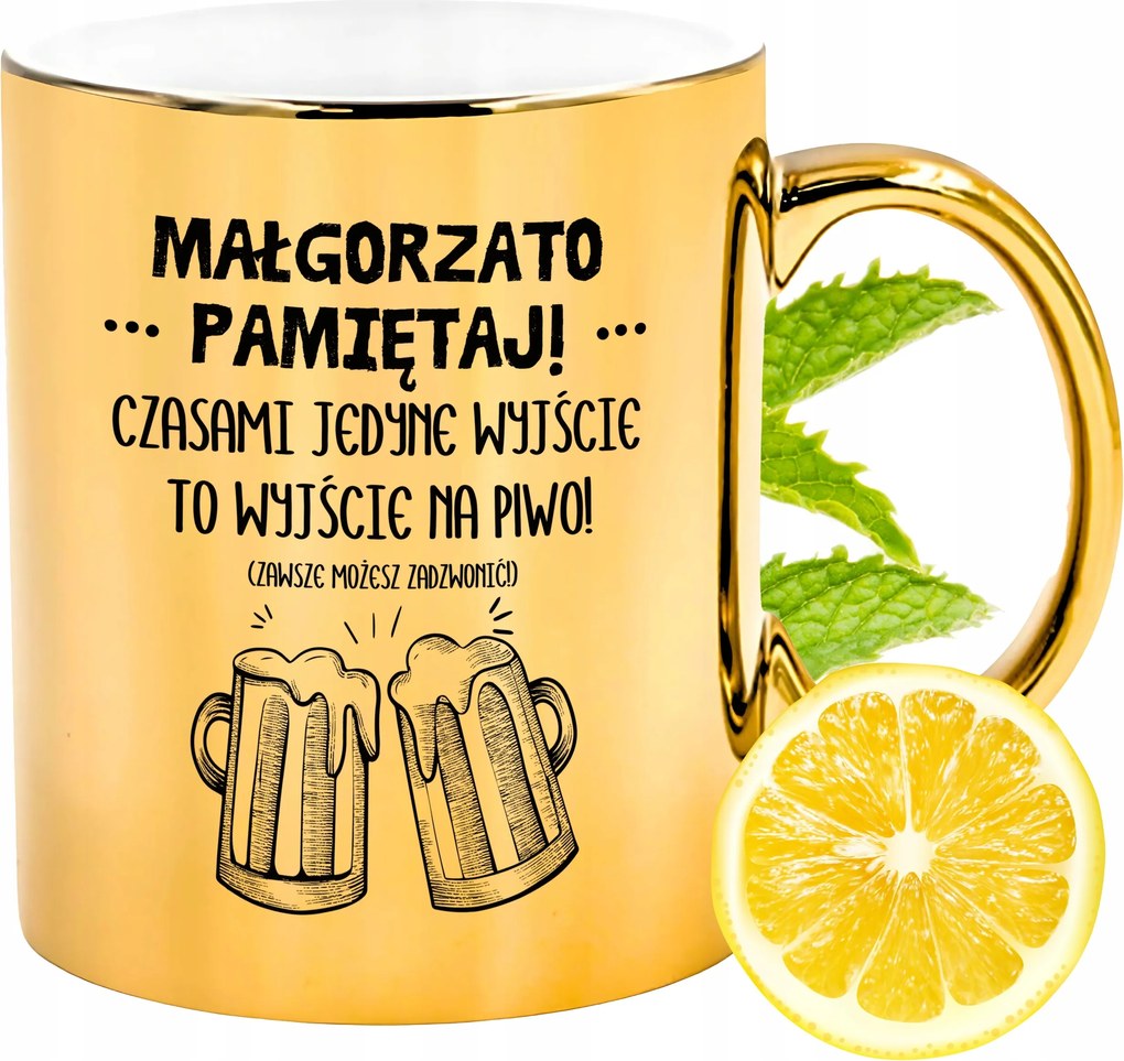 Prémium Arany Csillogó Bögre Margitnak Ajándék Nyomtatott Fotóval