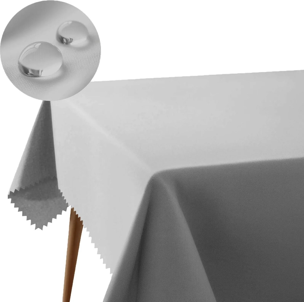 Abrosz 180x350 szürke foltálló poliészter 240 g/m2 minta nélkül étkezőbe Pl