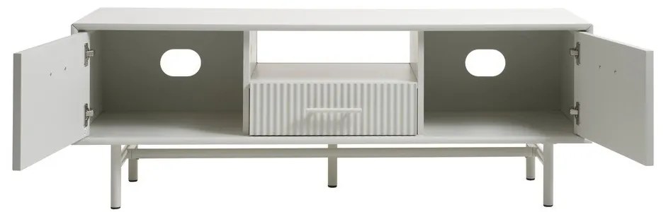 Szürke TV-állvány 140x50x45 cm Palma – Unique Furniture