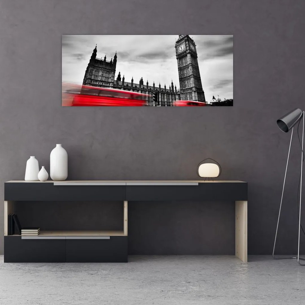 Kép - a Parlament londoni házai (120x50 cm)